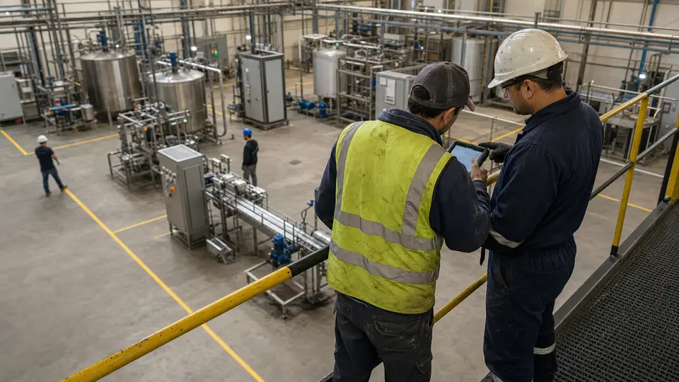 Opérations industrielles supervisées par des systèmes SCADA.